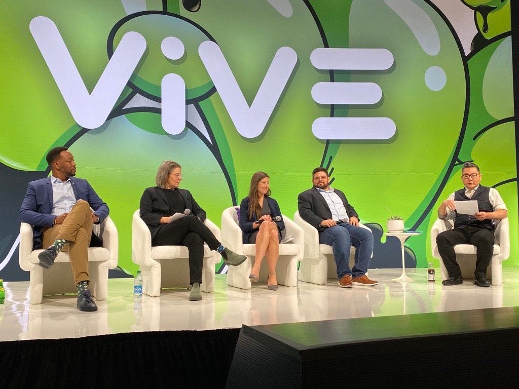 Healthcare leaders talk about expanding mental health services during a discussion at the ViVE Conference in Nashville.